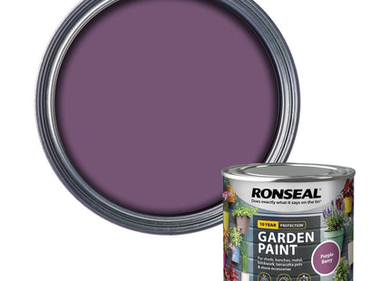 Ronseal Garden Paint Purple Berry, 250ml RSLGPPB250