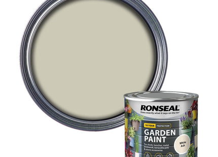 Ronseal Garden Paint White Ash, 250ml RSLGPWA250