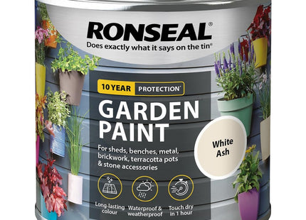 Ronseal Garden Paint White Ash, 250ml RSLGPWA250