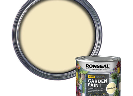 Ronseal Garden Paint Elderflower, 250ml RSLGPEF250