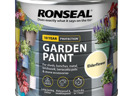 Ronseal Garden Paint Elderflower, 250ml RSLGPEF250
