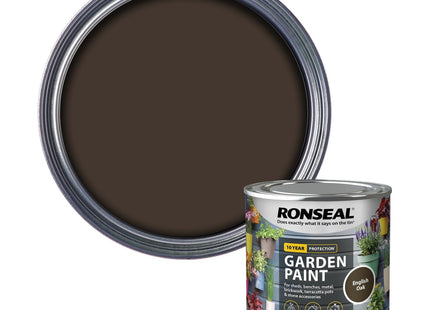 Ronseal Garden Paint English Oak, 250ml RSLGPEO250