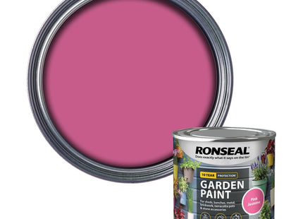 Ronseal Garden Paint Pink Jasmine, 250ml RSLGPPJ250