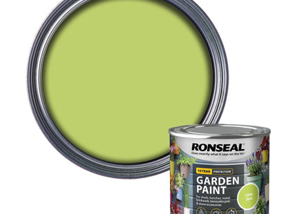 Ronseal Garden Paint Lime Zest, 250ml RSLGPLZ250