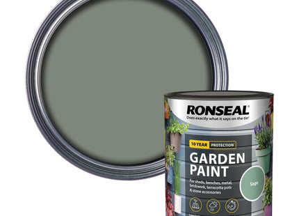 Ronseal Garden Paint Sage 750ml [37395]