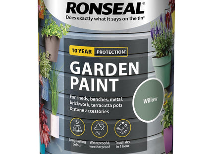 Ronseal Garden Paint Willow, Willow, 750ml RSLGPW750