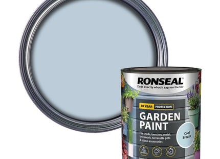 Ronseal Garden Paint Cool Breeze, 750ml RSLGPCDB750
