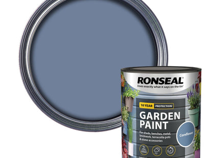 Ronseal Garden Paint Cornflower, 750ml RSLGPCF750