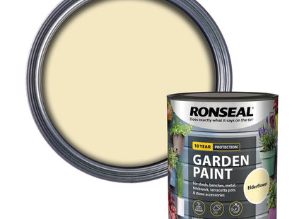 Ronseal Garden Paint Elderflower, 750ml RSLGPEF750