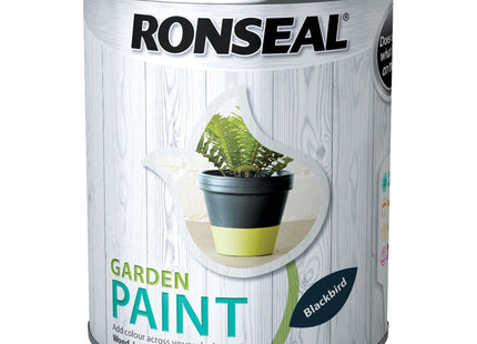 Ronseal Garden Paint Blackbird 750ml 37406