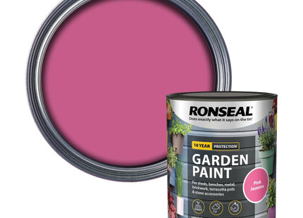 Ronseal Garden Paint Pink Jasmine 750ml [37407]