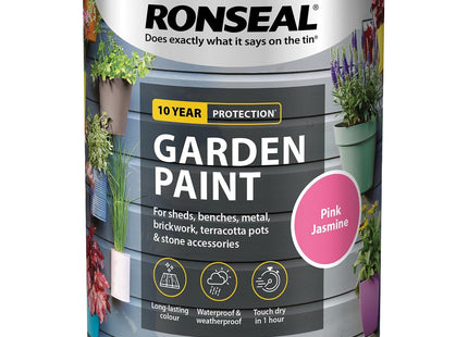 Ronseal Garden Paint Pink Jasmine 750ml [37407]