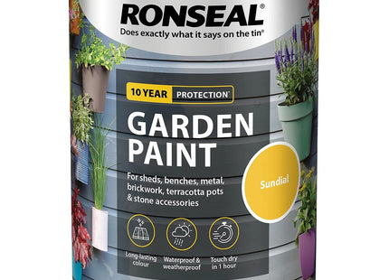 Ronseal Garden Paint Sundial, 750ml RSLGPS750