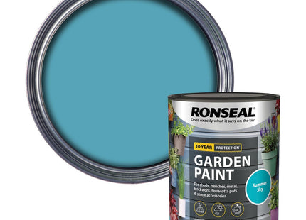 Ronseal Garden Paint Summer Sky, 750ml RSLGPSS750