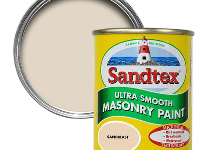 Sandtex 150ml Tester Pot Sandblast Ultra Smooth Masonry Paint