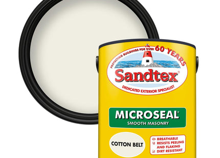 Sandtex 5 Litre Ultra Smooth Masonry Paint - Cotton Belt