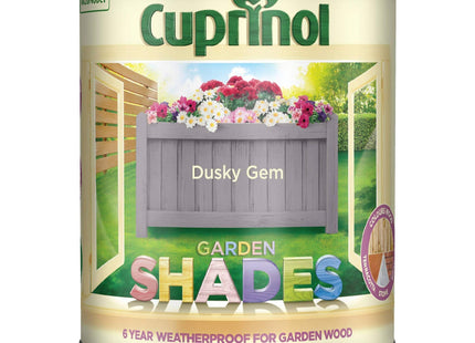 Cuprinol 1 Litre Garden Shades Paint - Dusky Gem 5232365