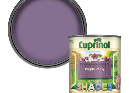 Cuprinol 1 Litre Garden Shades Paint - Purple Pansy 5232364