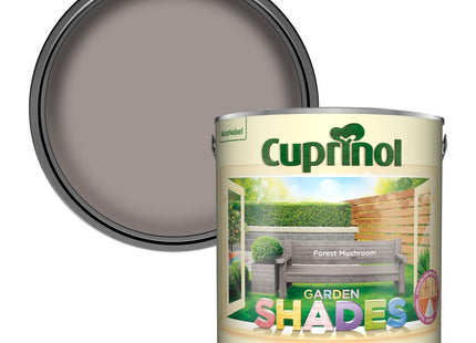 Cuprinol 2.5 Litre Garden Shades Paint - Forest Mushroom 5232387