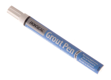 Ronseal 7ml One Coat Grout Pen - Brilliant White RSLEF500