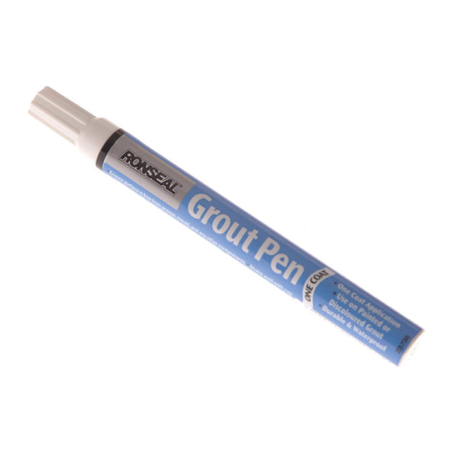 Ronseal 7ml One Coat Grout Pen - Brilliant White RSLEF500