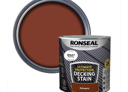 Ronseal Ultimate Decking Stain Rich Mahogany 2.5 Litre 39117
