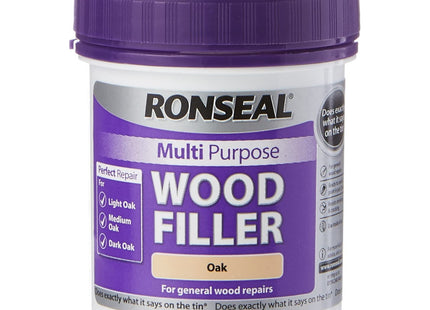 Ronseal 250g Multi-Purpose Wood Filler Tub - Oak MPWFO250G