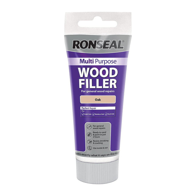 Ronseal M/P Wood Filler Tube Oak 325g RSLMPWFO325G