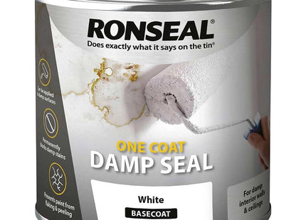 Ronseal 250ml One Coat Damp Seal - White OCDSW250