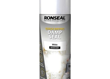 Ronseal Quick Dry Damp Seal Aerosol White 400ml QDDSAW400