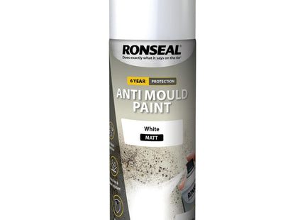 Ronseal 6 Year Anti Mould Aerosol White Matt 400ml