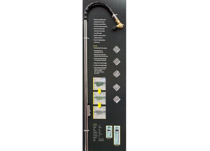 GoSystem Go Gas Ltd Gardening Weed Burner, Silver