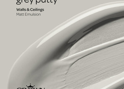 Crown Retail Core Emulsion Matt Grey Putty 2.5 Litre
