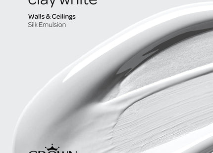 Crown Retail Core Emulsion Silk Clay White 2.5 Litre