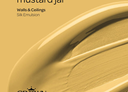 Crown Retail Core Emulsion Silk Mustard Jar 2.5 Litre