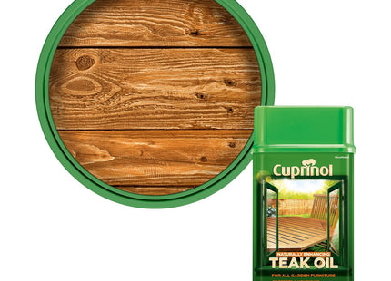 Cuprinol Garden Furniture Teak Oil - Clear - 1 Litre