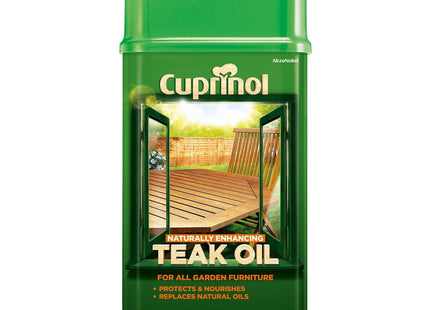 Cuprinol Garden Furniture Teak Oil - Clear - 1 Litre