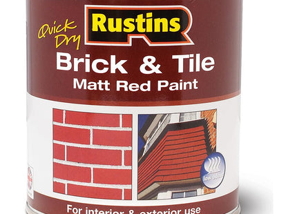 Rustins Brick & Tile 250ml Red