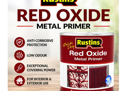 Rustins Red Oxide Metal Primer 250ml