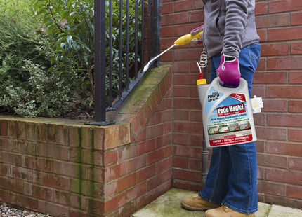 Patio Magic! Battery Power Sprayer: Ideal for Patios, Paths and Driveways (Kills Algae and Lichens), 5 Litre (Package may vary)