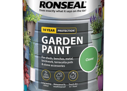 Ronseal 750ml Garden Paint - Clover RSLGPC750