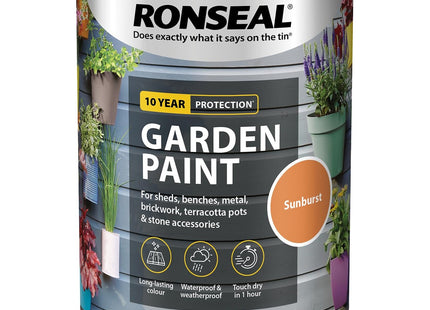 Ronseal 750ml Garden Paint - Sunburst RSLGPSB750