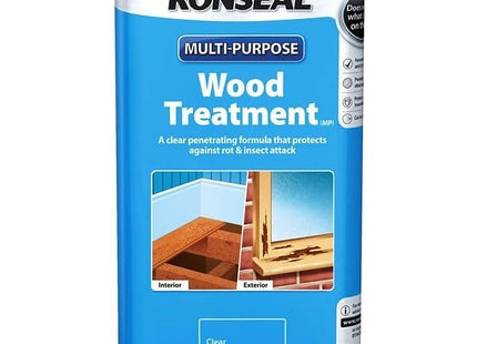 Ronseal 5 Litre Multi-Purpose Wood Treatment - Natural RSLWT5L
