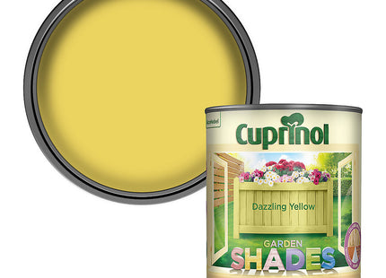 Cuprinol Exterior Woodcare, Dazzling Yellow, 1 Litre