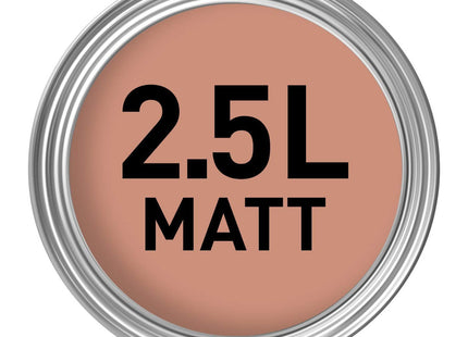 Dulux Matt Emulsion Paint For Walls And Ceilings - Copper Blush 2.5 Litre