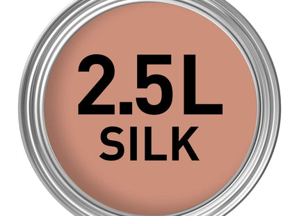 Dulux Silk Emulsion Paint For Walls And Ceilings - Copper Blush 2.5 Litre