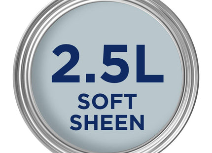Dulux Easycare Bathroom Soft Sheen Emulsion Paint for Walls and Ceilings - Coastal Grey, 2.5 Litre 500001