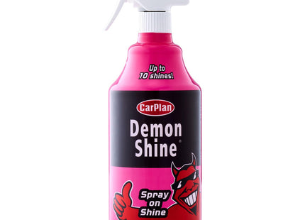CarPlan Demon Shine Pour ON - Achieve Instant Shine with Easy-to-Use Pink 2 Litre Formula - High Gloss Car Polish