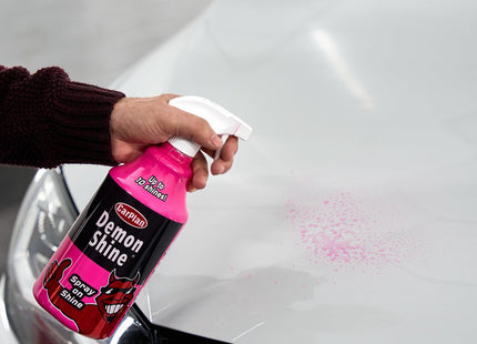 CarPlan Demon Shine Pour ON - Achieve Instant Shine with Easy-to-Use Pink 2 Litre Formula - High Gloss Car Polish