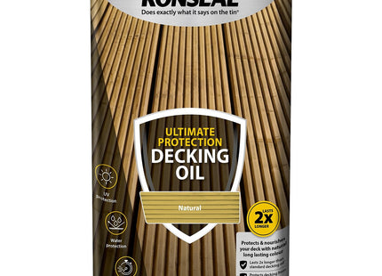 Ronseal Ultimate Protection Decking Oil Natural 5 Litre